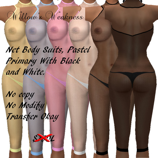 Net Body Suit Pastel Primary