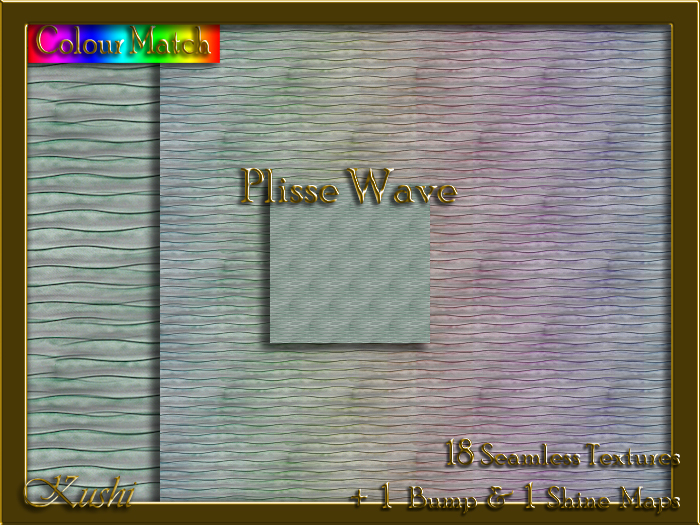 Plisse Wave Seamless Texture Pack