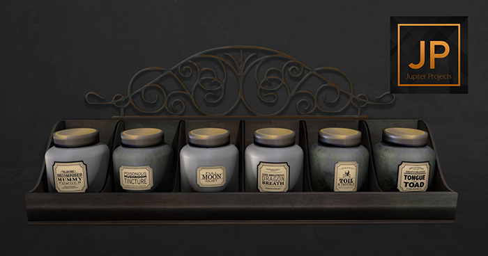 LiViD : The Witch's Kitchen_Jars Shelf