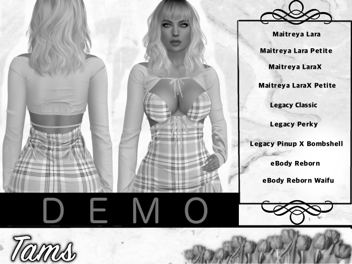 DEMO - Tams - Dress and Sweater - Riz