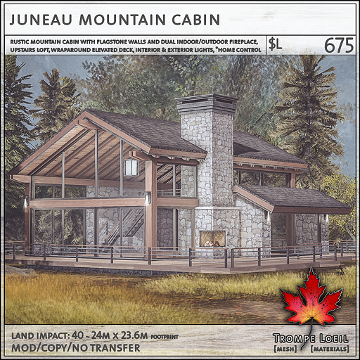 Trompe Loeil - Juneau Mountain Cabin [mesh]