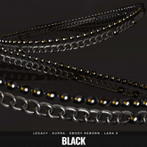 [BL] Rosaline necklace // black