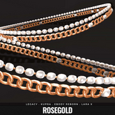 [BL] Rosaline necklace // rosegold