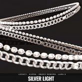 [BL] Rosaline necklace // silver light