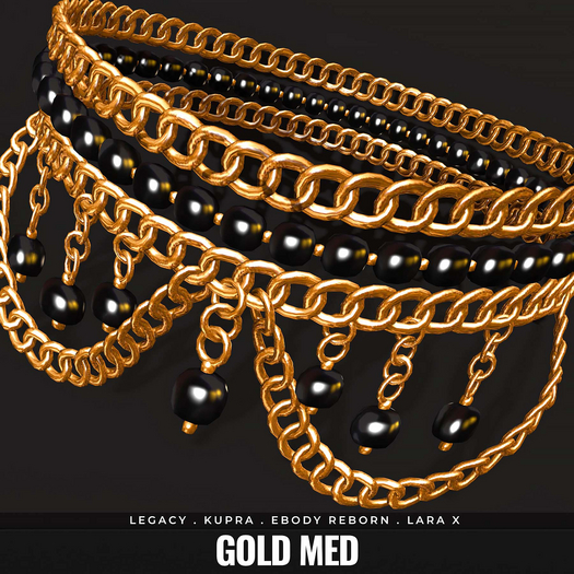 [BL] Rosaline choker // gold med