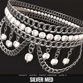 [BL] Rosaline choker // silver med
