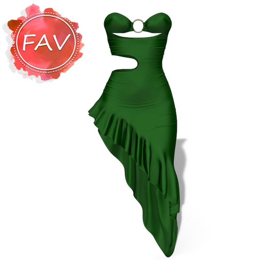 Green Wrap Gown