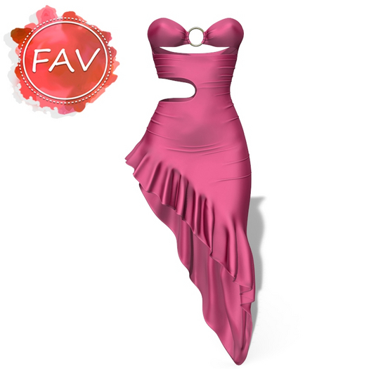 Pink Wrap Gown