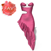 Pink Wrap Gown