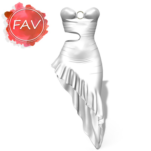 White Wrap Gown