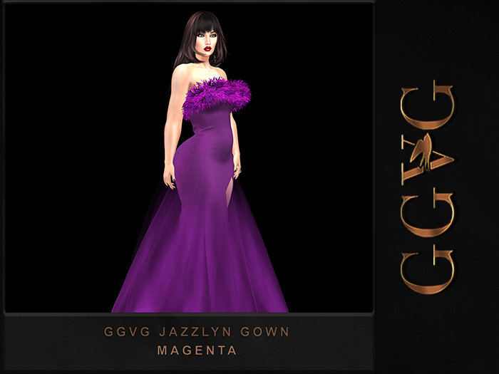 GGVG JAZZLYN GOWN MAGENTA