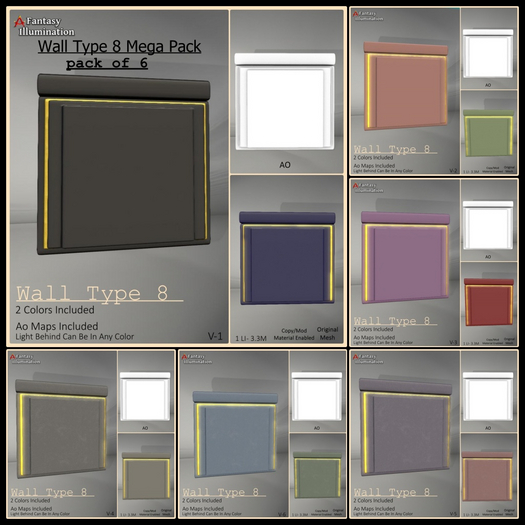 Wall Type 8 Mega Pack