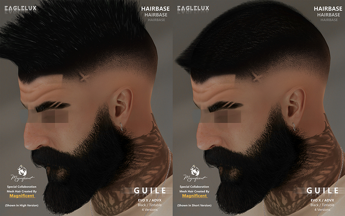 EGX. BOM Guile Hairbase (EVO X / ADVX)