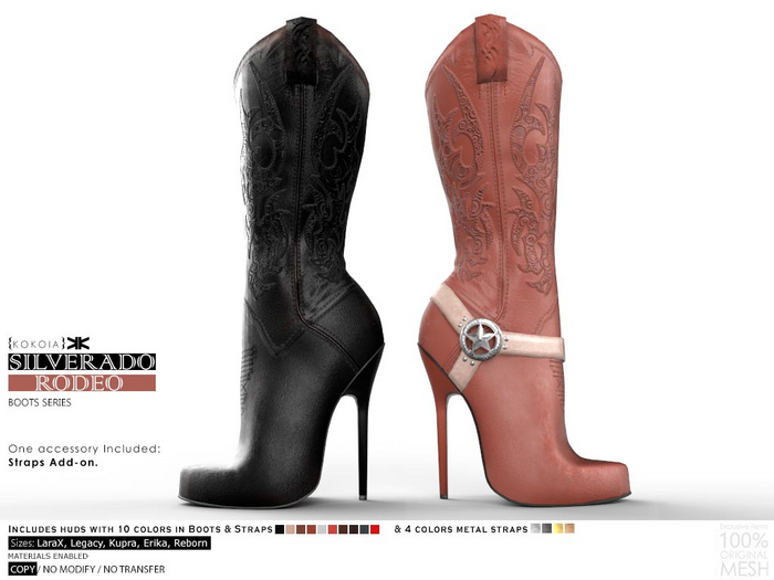 Silverado Rodeo :: Woman Boots :: 10 Colors :: {kokoia}