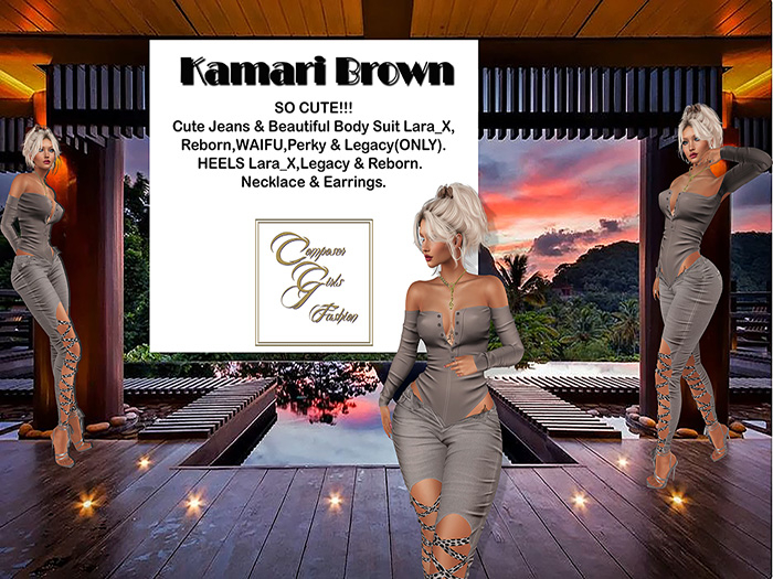 !CGF-*Kamari Brown* Jeans Outfit