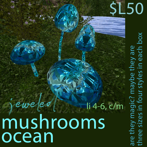 mushrooms - ocean jeweled