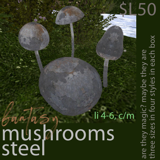 mushrooms - steel fantasy