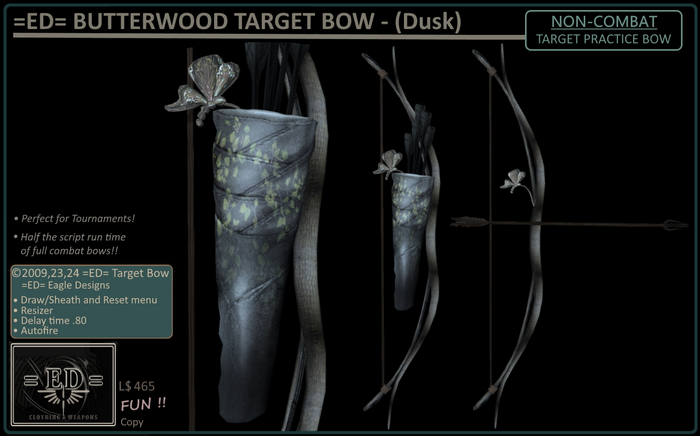=ED= BUTTERWOOD TARGET BOW - (Dusk) ~ [=]