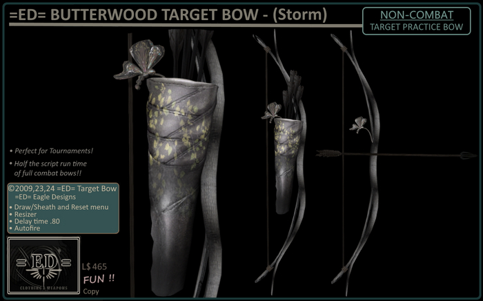 =ED= BUTTERWOOD TARGET BOW - (Storm) ~ [=]