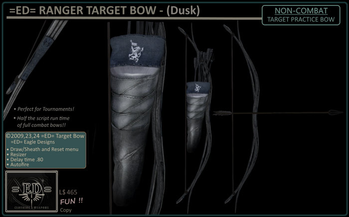 =ED= RANGER TARGET BOW (Dusk) ~ [=]
