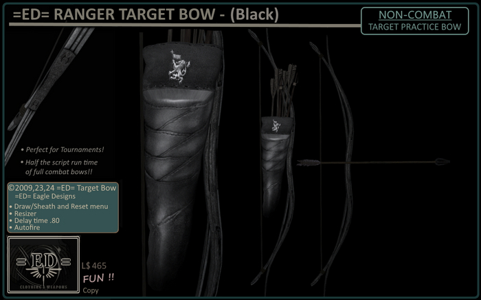 =ED= RANGER TARGET BOW (Black) ~ [=]