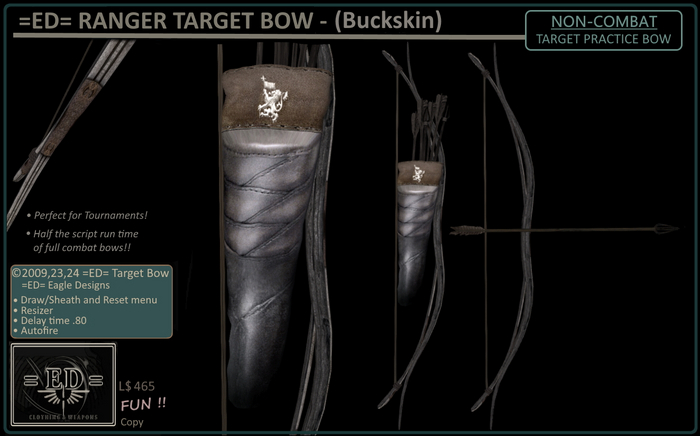 =ED= RANGER TARGET BOW (Buckskin) ~ [=]
