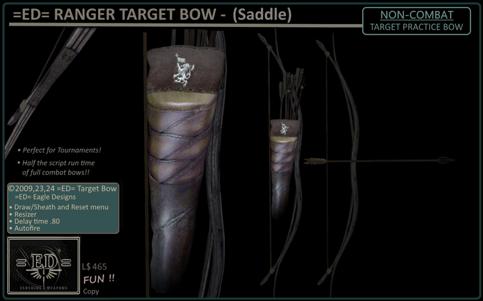 =ED= RANGER TARGET BOW (Saddle) ~ [=]