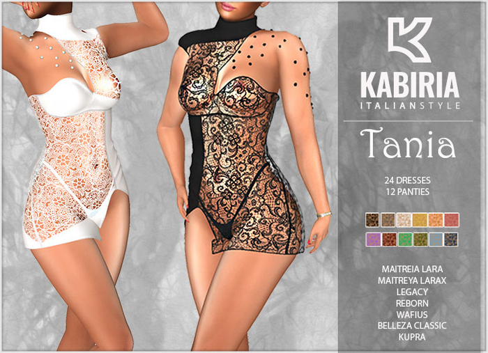 Kabiria * TANIA Lace * Dress Fatpack (WEAR)