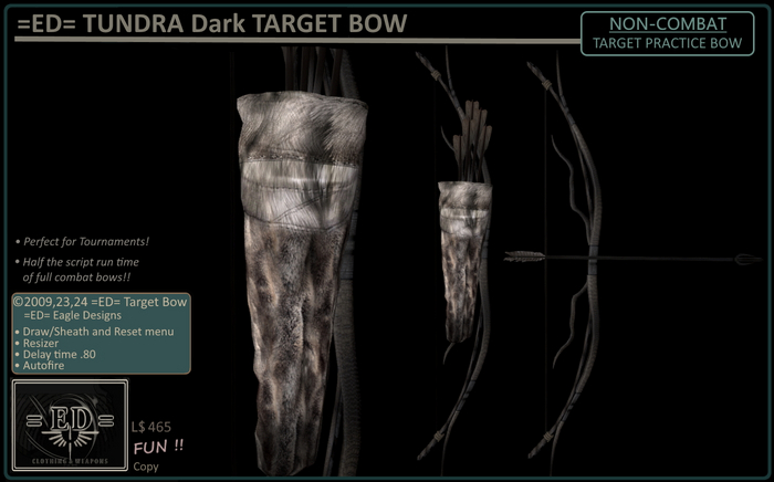 =ED= TUNDRA TARGET BOW - (Dark) - [=]