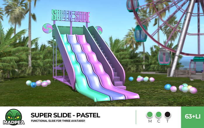 MadPea Super Slide - Pastel