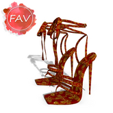 Golden Fine Heels