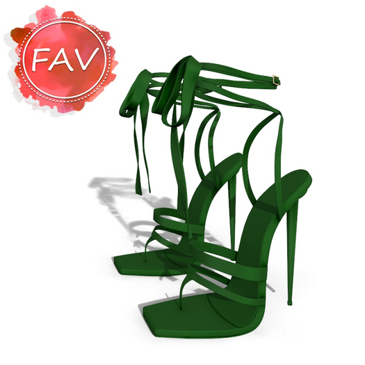 Green Fine Heels