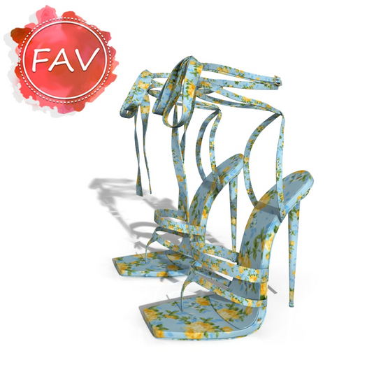 Yellow Flowers Fine Heels