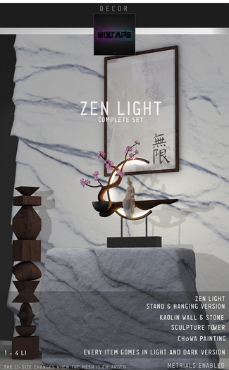 MIXTAPE Decor - zen light complete set