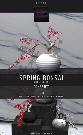 MIXTAPE Decor - spring bonsai - cherry 