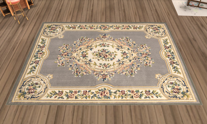 Gray & Beige Imperial Area Rug