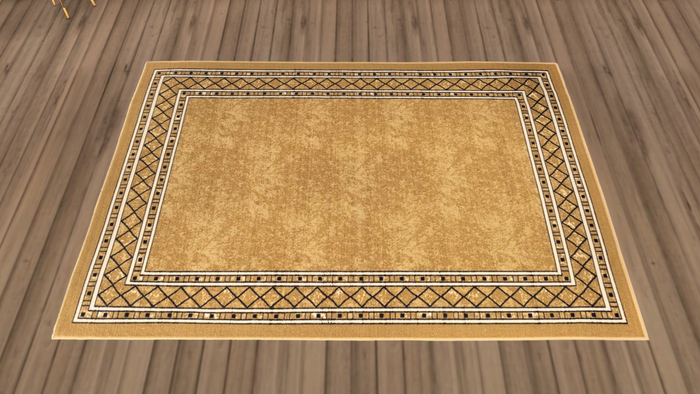 Mustard Diamonds Rug