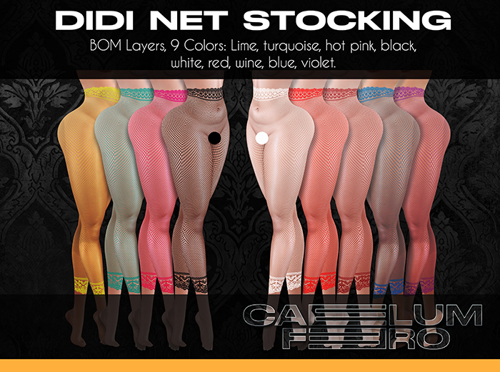 {{{CAELUM FERO}}} DIDI NET STOCKING (Wear & Touch)