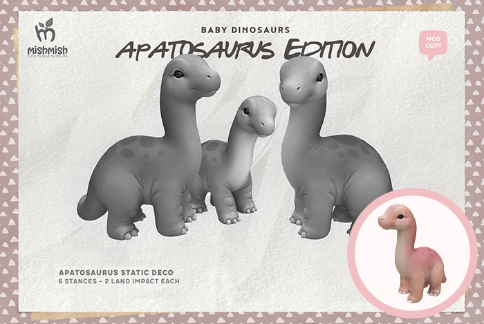 MishMish - Apatosaurus Deco - Candy [Boxed]