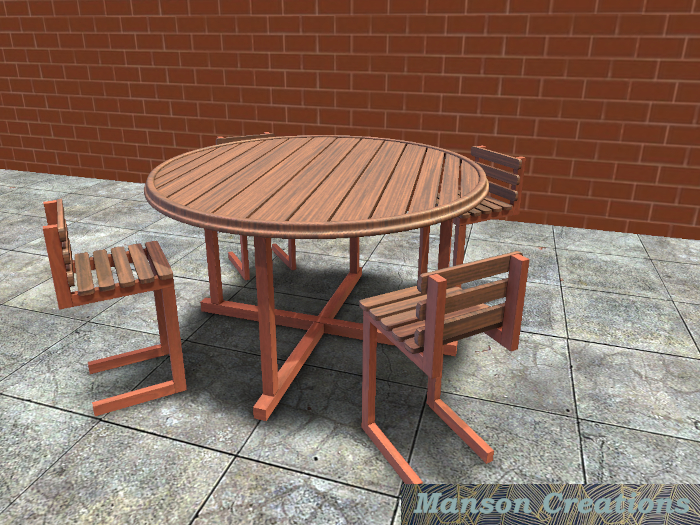 Patio Table and chairs