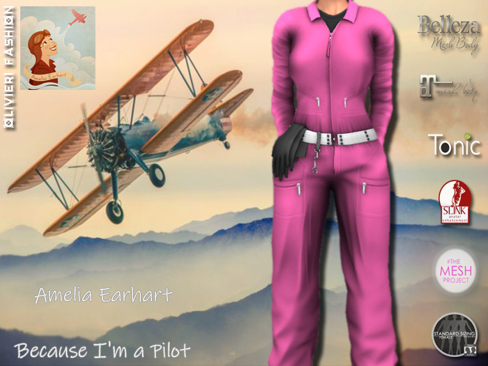 AMELIA Pilot - JUMPSUIT - PINK
