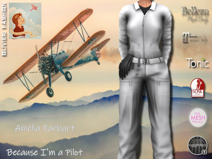  AMELIA Pilot - JUMPSUIT - WHITE
