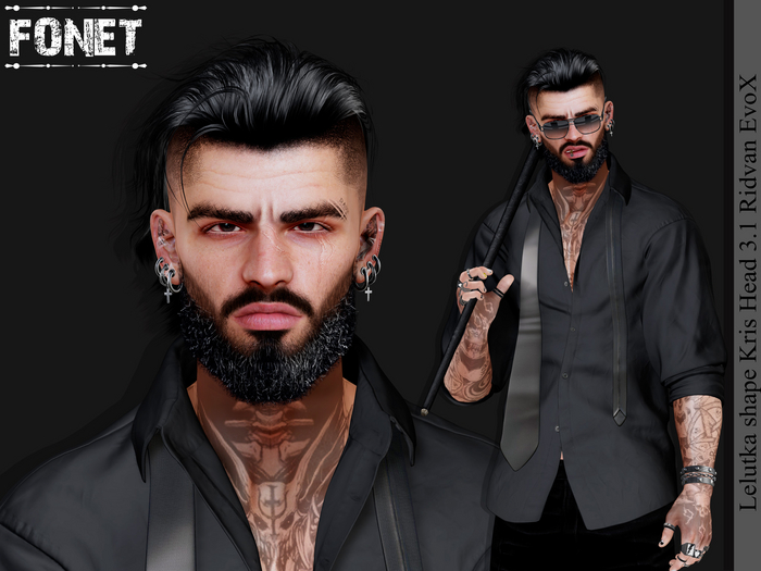 Lelutka shape Kris Head 3.1 Ridvan EvoX