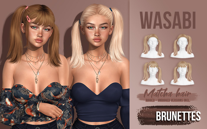 Wasabi // Matcha Hair - Brunettes