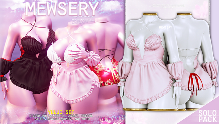 #Mewsery Yuuji Set{Pink}