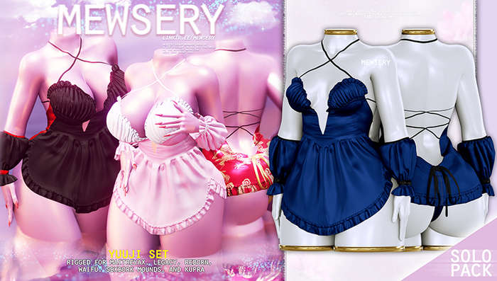 #Mewsery Yuuji Set{Navy}