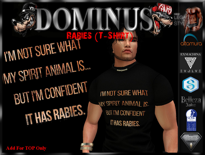 ~DOMINUS~Rabies (T-Shirt)  (ADD)