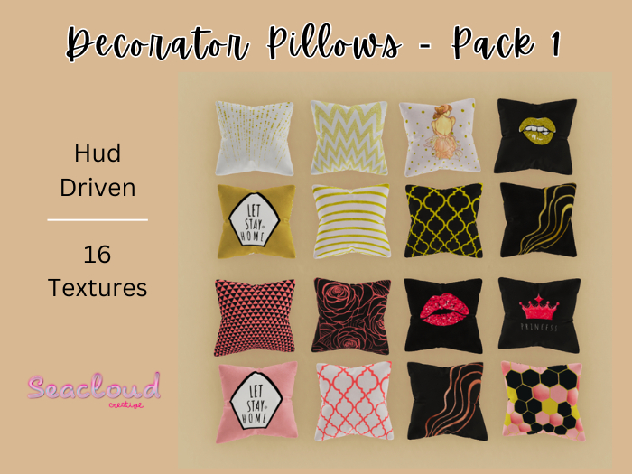 Seacloud. Decorator Pillows 1 