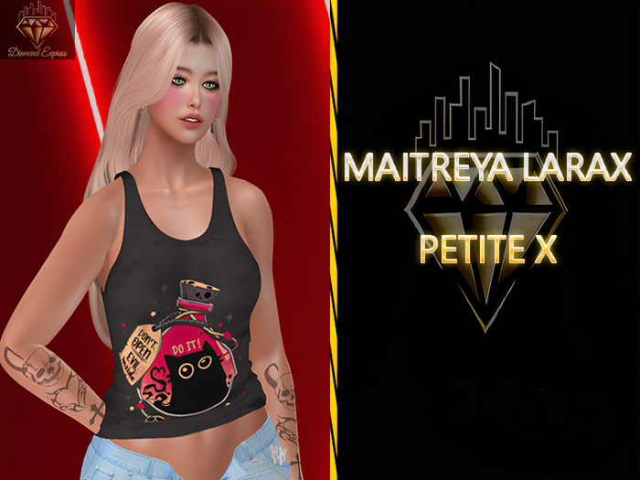 {DE} Evil Inside Tank-top (exclusive for lara x and petite x)