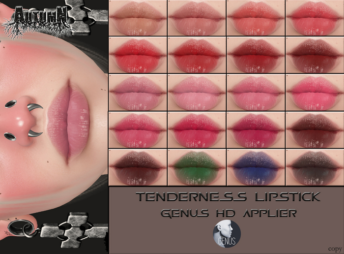 AutumN- TENDERNESS LIPSTICK GENUS 4K HD APPLIER